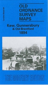 Abbildung von: Kew, Gunnersbury and Old Brentford 1894 - Alan Godfrey Maps