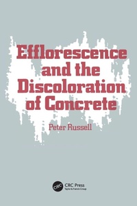 Enlarge image Cover: Efflorescence and the Discoloration of Concrete - Spon Press