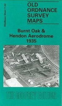 Abbildung von: Burnt Oak and Hendon Aerodrome 1935 - Alan Godfrey Maps