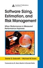 Cover: Software Sizing, Estimation, and Risk Management - Auerbach