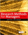 Cover: Research Methods for Managers - SAGE Publications Ltd