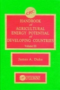 Cover: Handbook of Agriculture Energy Potential Development, Volume III - CRC Press
