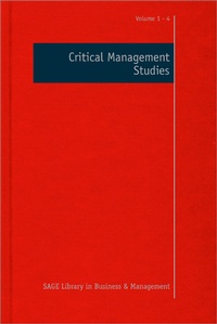Enlarge image Cover: Critical Management Studies - SAGE Publications Ltd