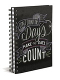 Cover: Hard Bound Journal: Don't Count the Days - Hardcover-Notizbuch mit stabiler Ringbindung: Z&auml;hle nicht die Tage - Brown Trout-Auslieferer Flechsig