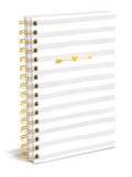 Cover: Hard Bound Journal: Stripes and Arrows - Hardcover-Notizbuch mit stabiler Ringbindung: Streifen und Pfeile - Brown Trout-Auslieferer Flechsig