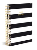 Cover: Hard Bound Journal: Happy Thoughts - Hardcover-Notizbuch mit stabiler Ringbindung: Gl&uuml;ckliche Gedanken - Brown Trout-Auslieferer Flechsig