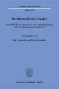 Cover: Rechtsstaatliches Strafen. - Duncker & Humblot
