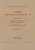 Cover: Corpus Vasorum Antiquorum Deutschland Bd. 101: M&uuml;nchen Band 19 - C.H.BECK