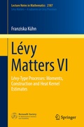 Cover: L&eacute;vy Matters VI - Springer