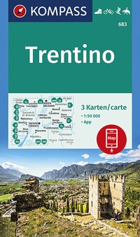 Abbildung von: KOMPASS Wanderkarte Trentino - KOMPASS-Karten