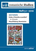 Cover: Romanische Studien Heft 3 - Akademische Verlagsgemeinschaft M&uuml;nchen