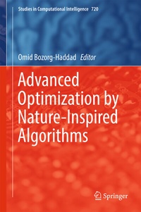 Enlarge image Cover: Advanced Optimization by Nature-Inspired Algorithms - Springer