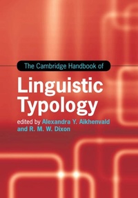 Abbildung von: The Cambridge Handbook of Linguistic Typology - Cambridge University Press