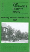 Cover: Finsbury Park and Stroud Green 1894 - Alan Godfrey Maps