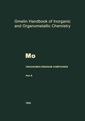 Cover: Mo Organomolybdenum Compounds - Springer