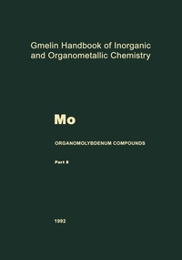 Enlarge image Cover: Mo Organomolybdenum Compounds - Springer