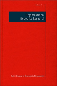 Enlarge image Cover: Organizational Networks - SAGE Publications Ltd