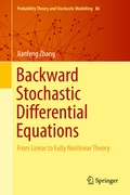 Cover: Backward Stochastic Differential Equations - Springer