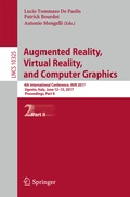 Cover: Augmented Reality, Virtual Reality, and Computer Graphics - Springer