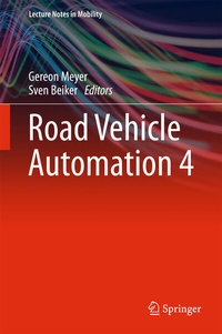 Abbildung von: Road Vehicle Automation 4 - Springer