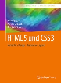 Abbildung von: HTML5 und CSS3 - Springer Vieweg