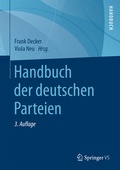 Cover: Handbuch der deutschen Parteien - Springer VS