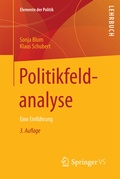 Cover: Politikfeldanalyse - Springer VS