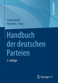 Bild vergrößern Bild: Handbuch der deutschen Parteien - Springer VS
