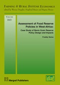 Cover: Assessment of Food Reserve Policies in West-Africa: - Margraf