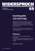 Cover: Widerspruch 69 - Rotpunktverlag
