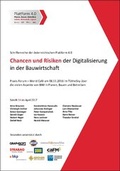 Cover: Chancen und Risiken der Digitalisierung in der Bauwirtschaft - TU-MV Media Verlag