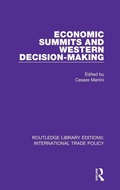 Cover: Economic Summits and Western Decision-Making - Routledge