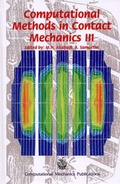 Cover: Computational Methods for Contact Mechanics II: v. 3 - WIT Press