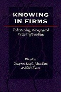 Cover: Knowing in Firms - SAGE Publications Ltd