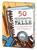 Cover: 50 r&auml;tselhafte F&auml;lle f&uuml;r Codeknacker und Junior-Detektive - moses Verlag