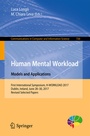 Cover: Human Mental Workload: Models and Applications - Springer