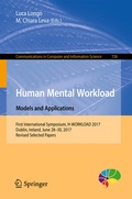 Cover: Human Mental Workload: Models and Applications - Springer