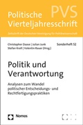 Cover: Politik und Verantwortung - Nomos