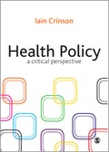 Cover: Health Policy - SAGE Publications Ltd
