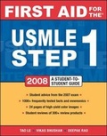 Cover: First Aid for the USMLE Step 1: 2008 - McGraw-Hill Medical