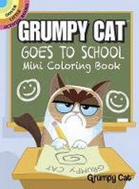 Enlarge image Cover: Grumpy Cat Goes to School Mini Coloring Book - Dover Children's