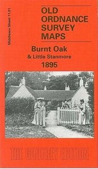 Abbildung von: Burnt Oak and Little Stanmore 1895 - Alan Godfrey Maps