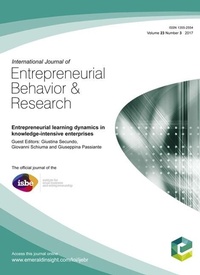 Enlarge image Cover: Entrepreneurial learning dynamics in knowledge intensive enterprises - Emerald Publishing Limited