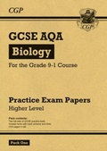 Cover: GCSE Biology AQA Practice Papers: Higher Pack 1 - Coordination Group Publications Ltd (CGP)