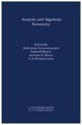 Cover: Analytic and Algebraic Geometry - Jainendra K Jain