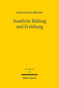 Abbildung von: Staatliche Bildung und Erziehung - Mohr Siebeck