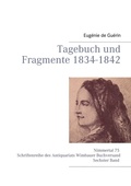 Cover: Tagebuch und Fragmente 1834-1842 - BoD - Books on Demand