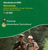 Abbildung von: Wanderkarte NRW: Hansaweg - Bonifatius Verlag