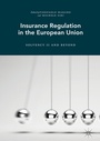Cover: Insurance Regulation in the European Union - Palgrave Macmillan