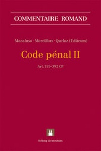Enlarge image Cover: Code pénal II - Helbing & Lichtenhahn